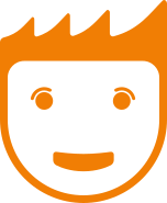 Ein stylisiertes Gesicht